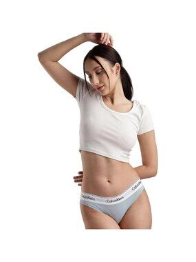 Calvin Klein Women's Bikini Underwear Modern Cotton Blue, LIGHT BLUE SMALL NWT